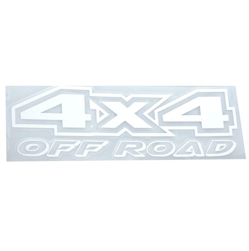 EmbRoom 2pcs 4x4 Offroad Decals, Brushed Print Effect Black Vinyl Replacement Stickers for F150 GMC Sierra Chevy 1500 2500 Chevrolet Silverado (White) - Image 4